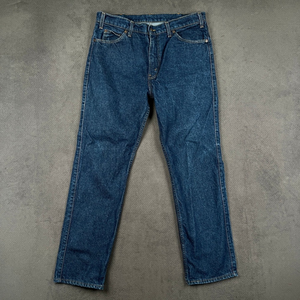 Vintage Levis For Men Jeans Mens 36x31 Blue Skosh More Comfort Leather Tab USA
